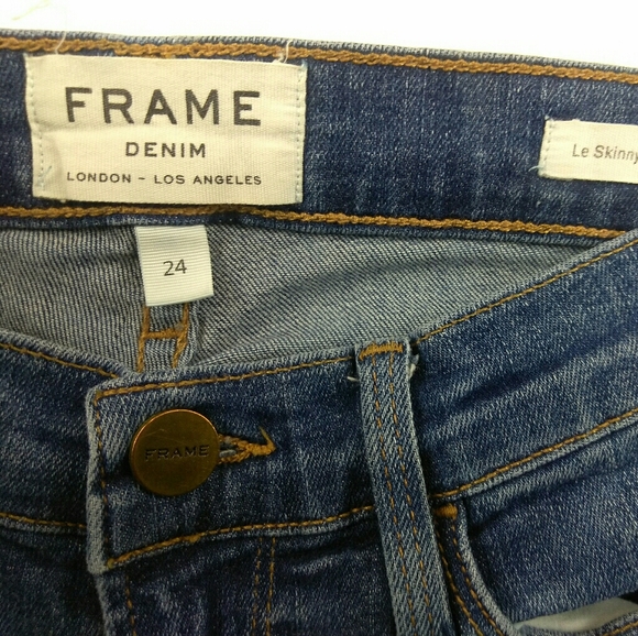 FRAME  Le Skinny De Jeanne Raw Hem - Picture 4 of 4